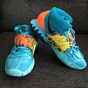 Kyrie 6 Oracle Aqua basketball shoes